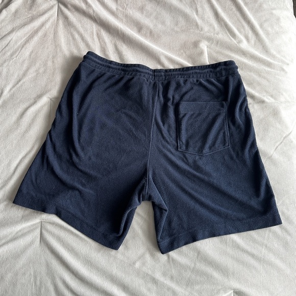 H&M - Navy Regular Fit Sweatshorts - Picture 3 of 3